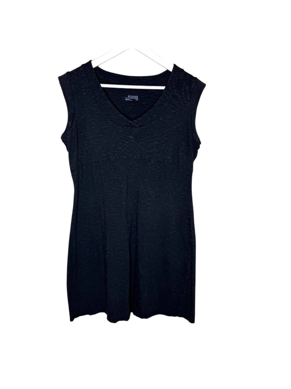 Columbia Women's Dark Gray Space Dye Sleeveless Casual Dress, Size Medium
